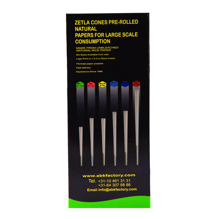 Pre Rolled Cones Zetla Small 1 1/4 (900 Pcs) - Zetla