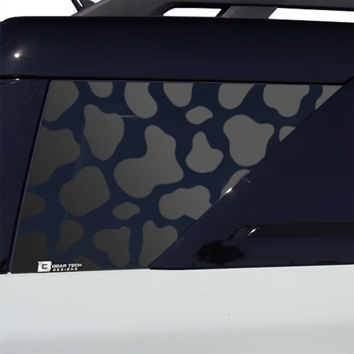 Precut Cow Rear Side Quarter Window Decal Stickers Fits Ford Bronco Sport 2021 2022 2023 - Bogar Tech Designs