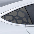 Precut Quarter Window Cow Print Vinyl Decal Sticker Fits Tesla Model 3 - Bogar Tech Designs