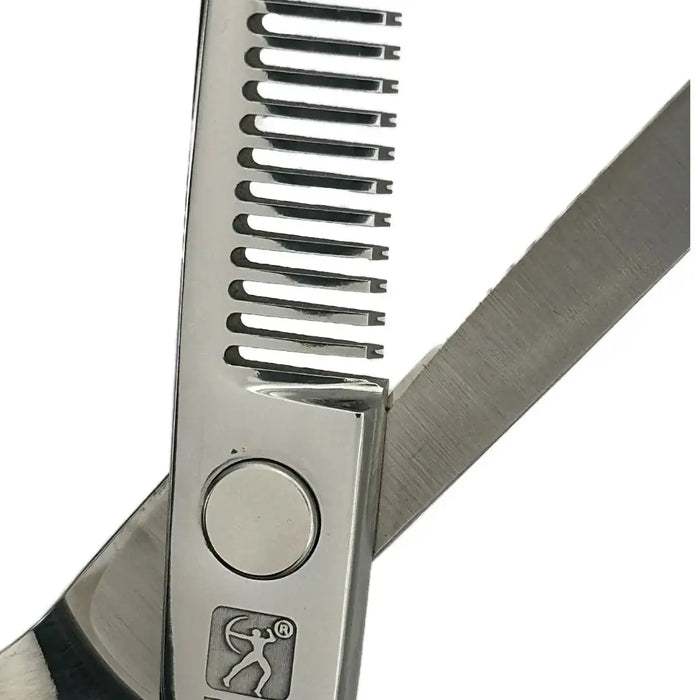 Professional Japanese Hair Thinning Shears | Hand Made | 6 Inch | 440C Stainless Steel - BUYBARBER.COM