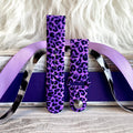 Purple Leopard Print Silicone Band For Samsung Watch