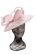 Quartz Bow Looped Disc Fascinator