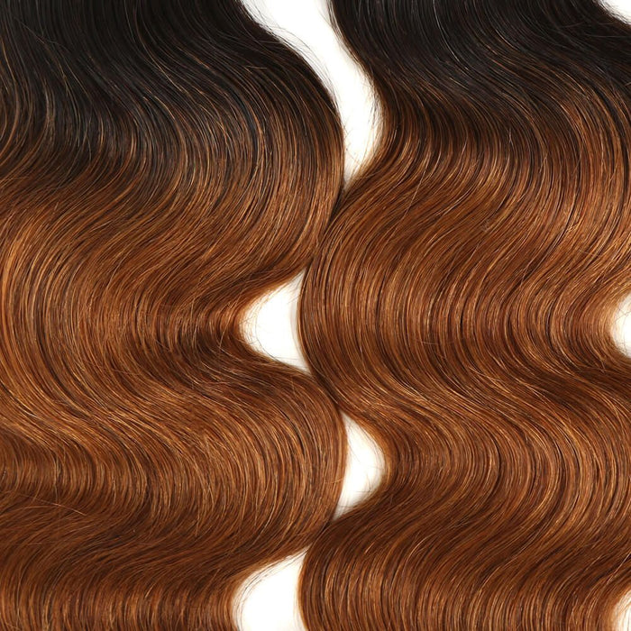 t1b/30 body wave human hair bundles