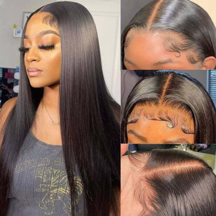qvr hd lace wigs glueless 5x5 lace closure wig for everyday wear
