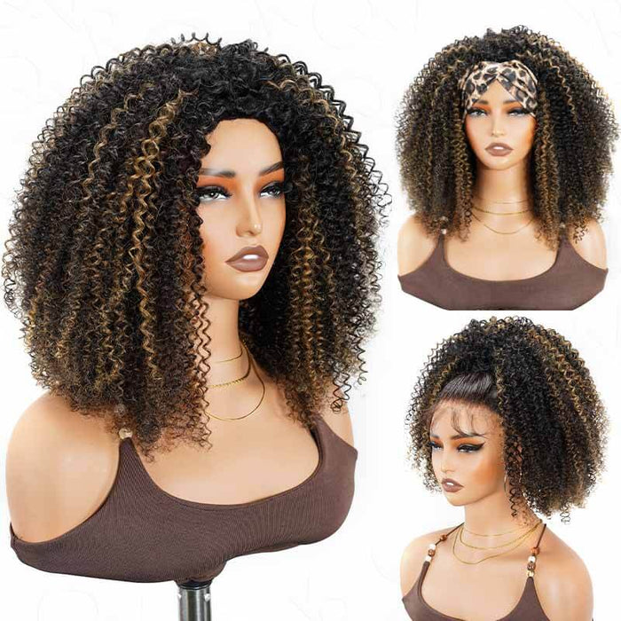 Kinky Curly / Highlight #1B/27 / 14''