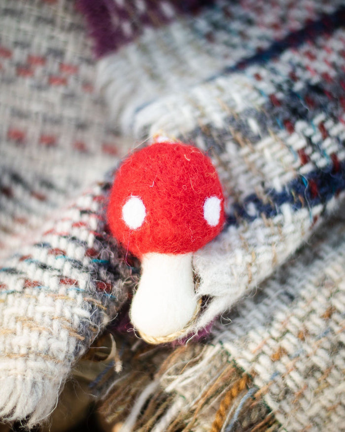 Friendsheep Red Toadstool Ornaments - Set of 3