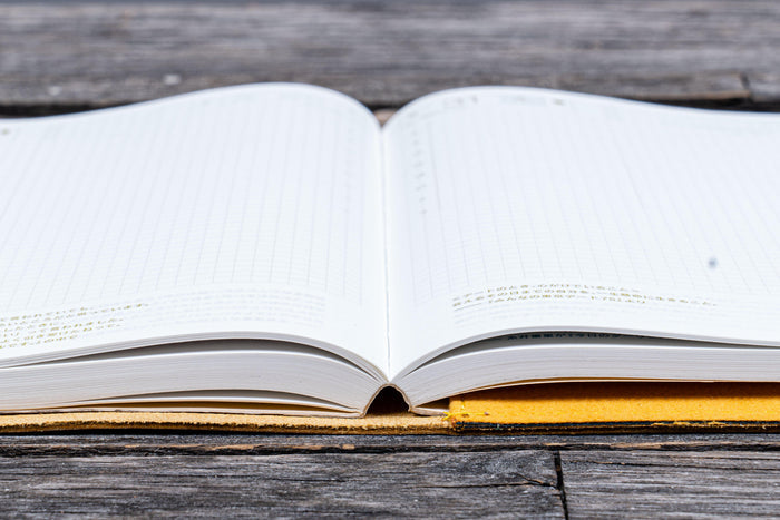 Refillable Leather Wrap Journal / Planner Cover - Crazy Horse Honey Ochre