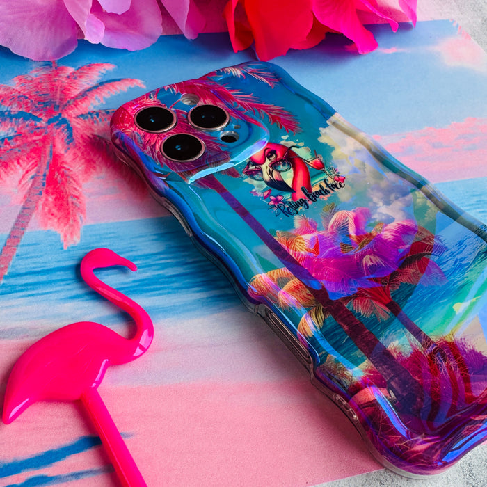 Resting Beach Face Wavy Luxe MagSafe Case for iPhone
