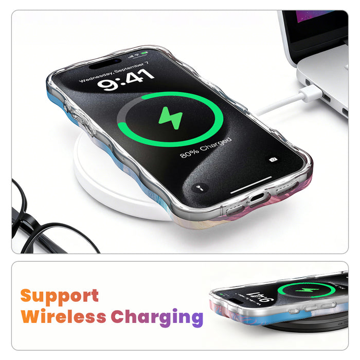 Resting Beach Face Wavy Luxe MagSafe Case for iPhone