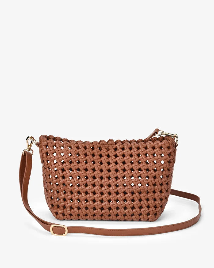 RICHMOND CROSSBODY BAG in Dark Tan by Elms + King