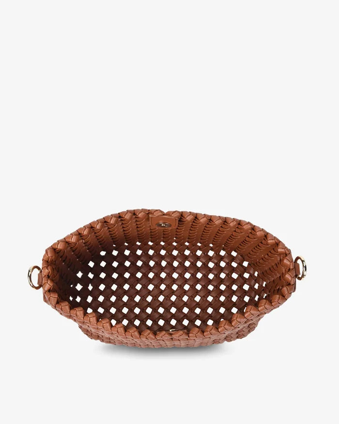 RICHMOND CROSSBODY BAG in Dark Tan by Elms + King