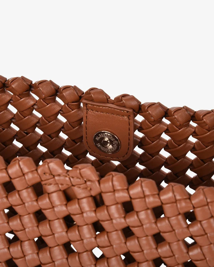 RICHMOND CROSSBODY BAG in Dark Tan by Elms + King