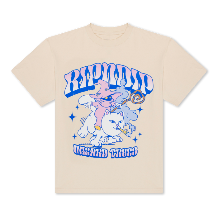 RIPNDIP Ripndip Wizard Trees Riding High Tee (Stone)