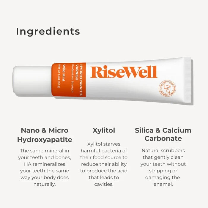 Hydroxyapatite Varnish - RiseWell - Living with Ivey