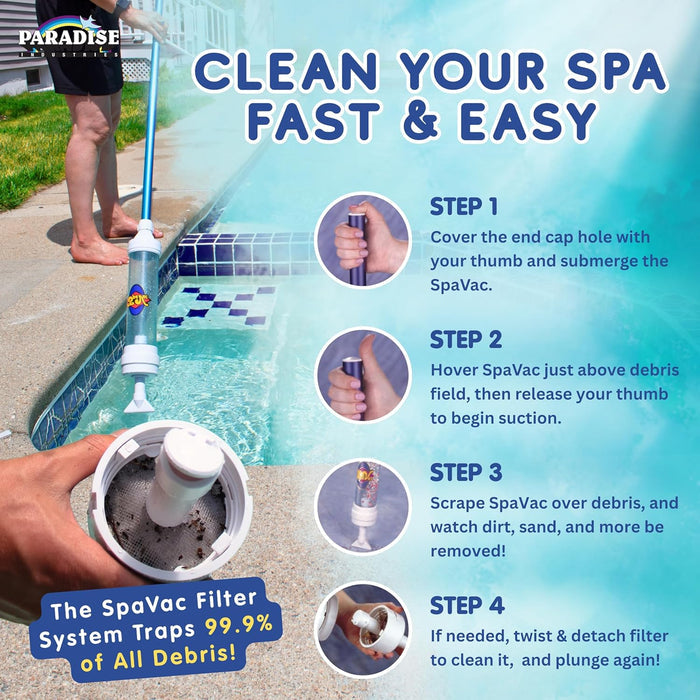 rola chem paradise spa vacuum