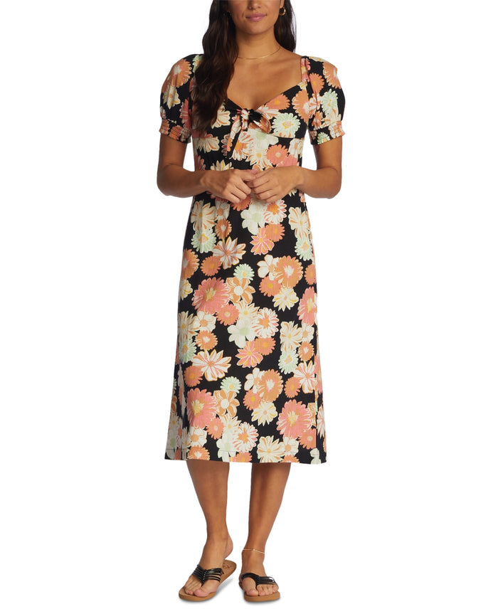 Roxy Juniors' Summertime Feeling Puff-Sleeve Dress