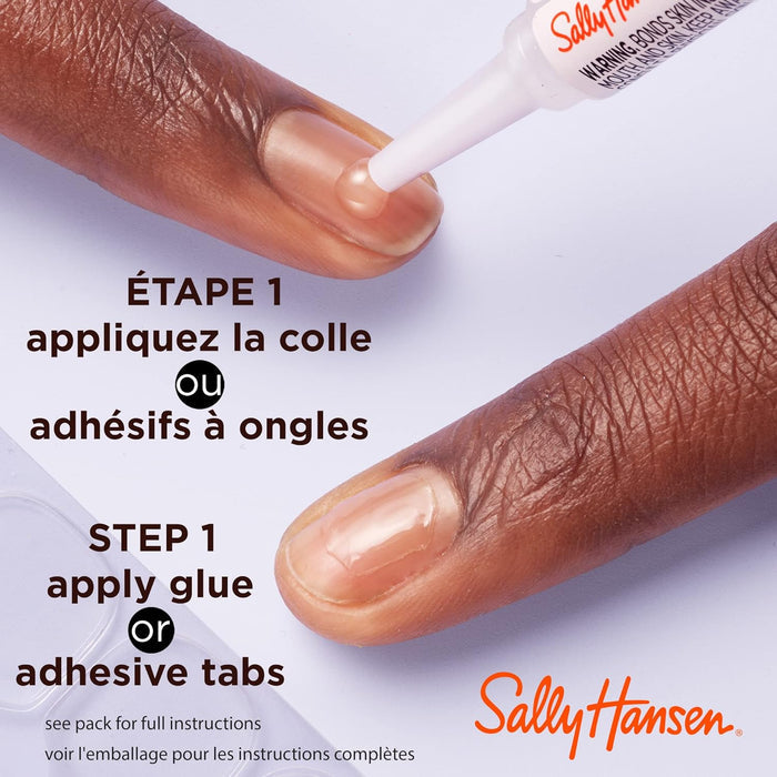SALLY HANSEN Petfect Manicure 24 Almond Nails (AL211 ASAP Apple)