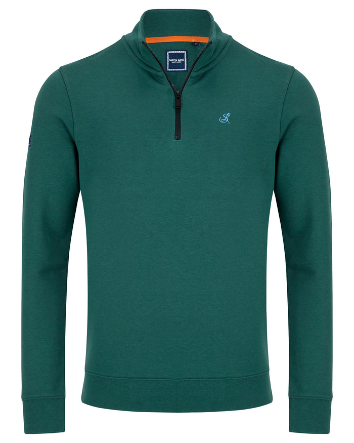 Salt & Lime Coast 1/4 Zip Sweat
