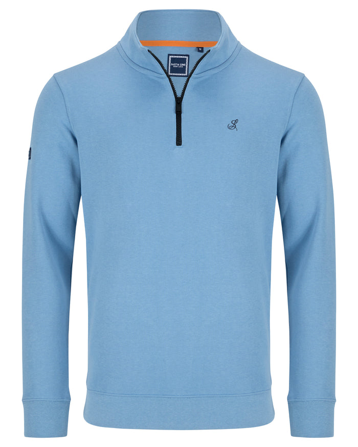 Salt & Lime Coast 1/4 Zip Sweat