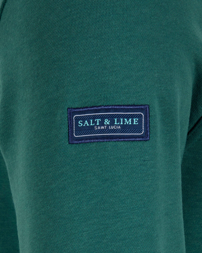 Salt & Lime Coast 1/4 Zip Sweat