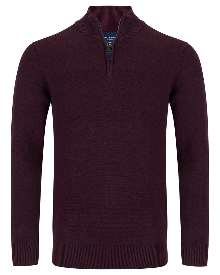 Salt & Lime Rick 1/4 Zip Knit