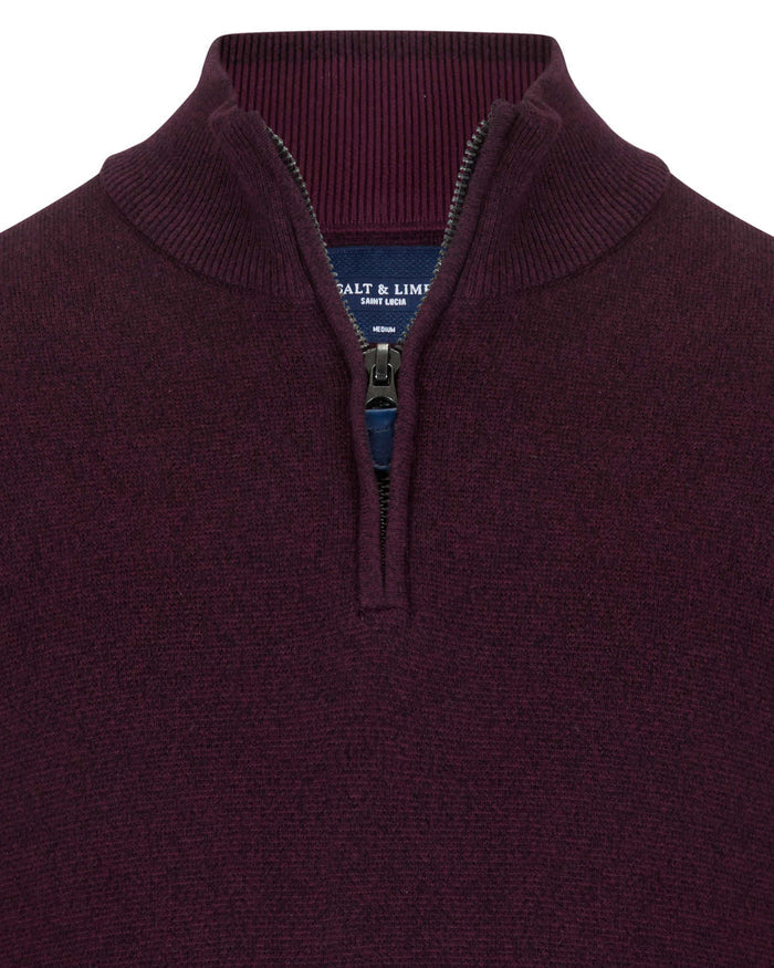Salt & Lime Rick 1/4 Zip Knit
