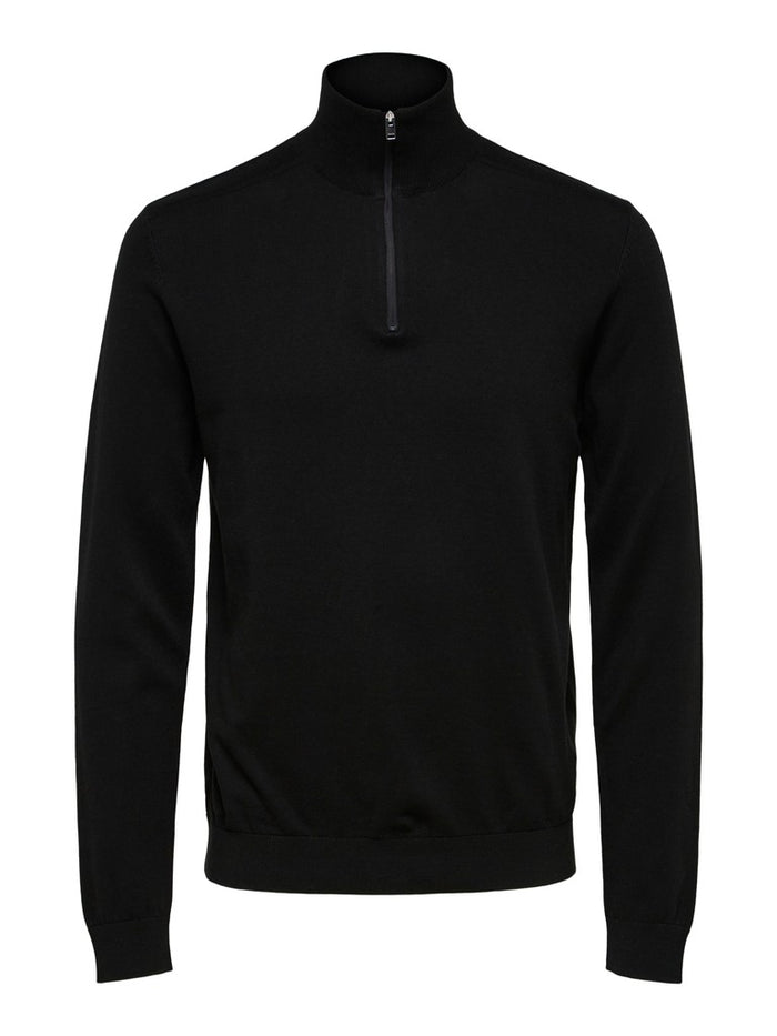 Selected Homme Berg 1/4 Zip Knit
