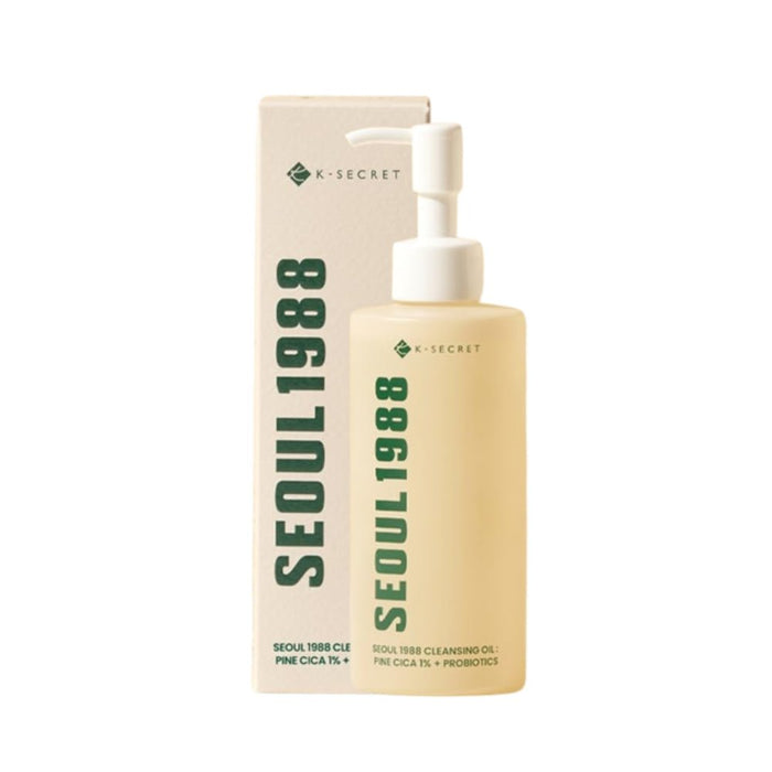 SEOUL 1988 Cleansing Oil - Pine Cica 1% + Probiotics 200ml - Beauty Tribe
