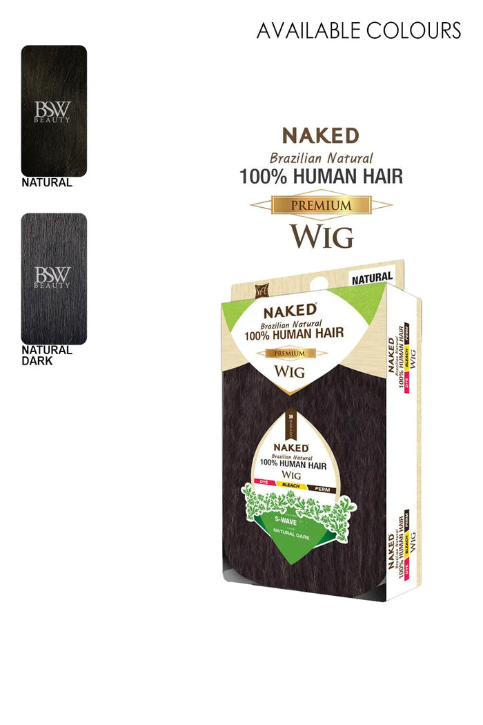 SHAKE N GO NAKED BRAZILIAN 100% HUMAN HAIR PREMIUM WIG - S-WAVE (S) - BSW BEAUTY CANADA