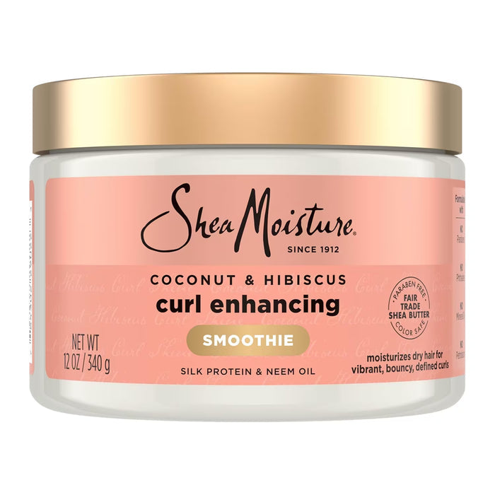 SheaMoisture Coconut & Hibiscus Curl Enhancing Smoothie Hair Cream 12 oz - 12 Pack