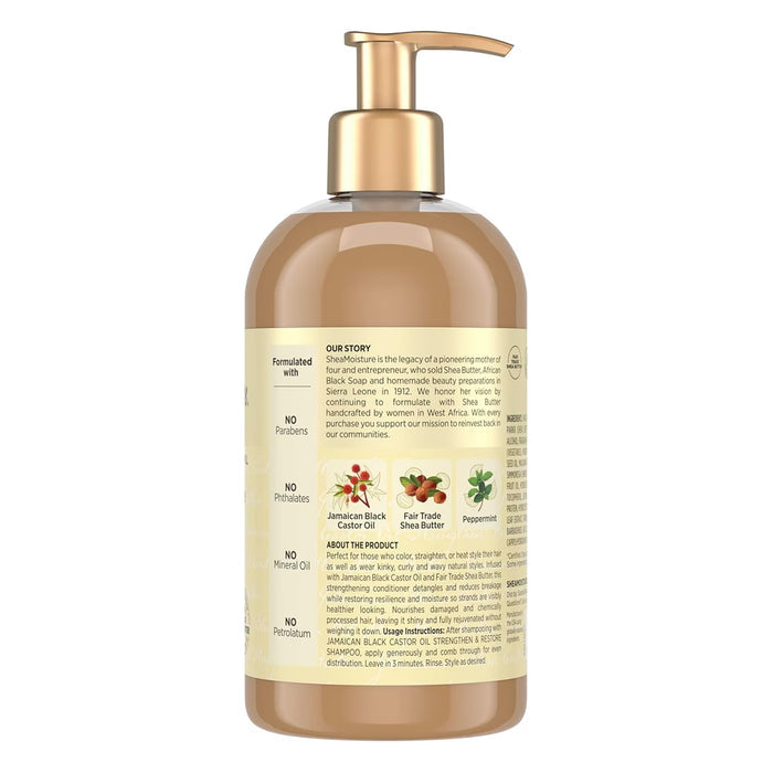 SheaMoisture Jamaican Black Castor Oil Strengthen & Restore Conditioner 13 fl oz - 4 Pack