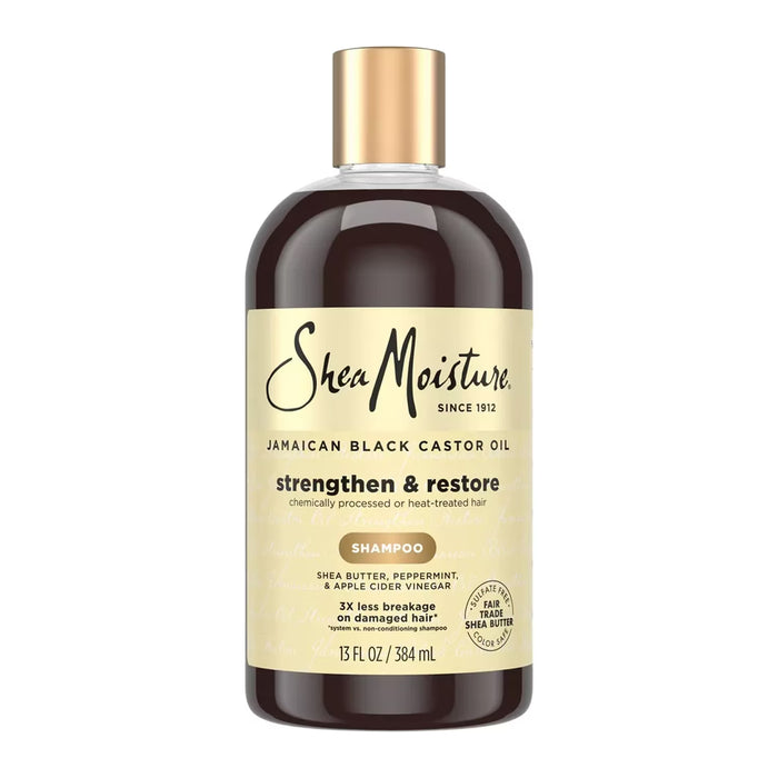 SheaMoisture Jamaican Black Castor Oil Strengthen & Restore Shampoo - 13 fl oz - 4 Pack