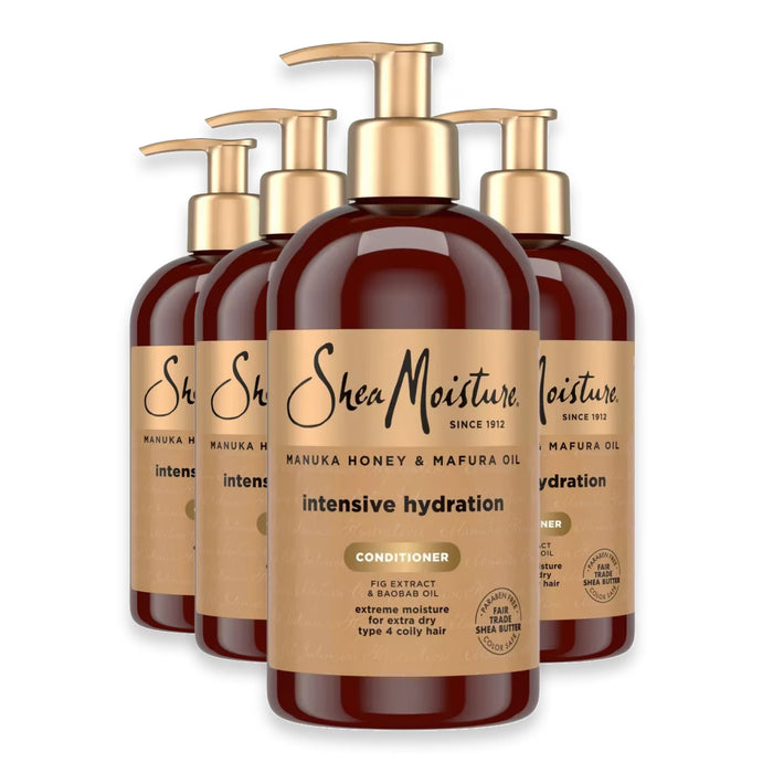 SheaMoisture Manuka Honey & Mafura Oil Intensive Hydration Conditioner 13 fl oz - 4 Pack
