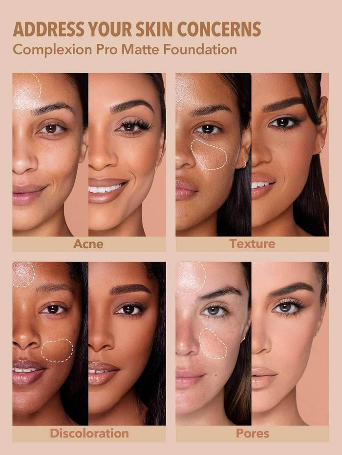 Sheglam COMPLEXION PRO LONG LASTING BREATHABLE MATTE FOD NO.GOLDEN - - Pinky Cosmetics -- United Arab Emirates -- Pinky Cosmetics