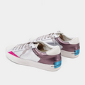 Silver Distressed Ruby Sneaker by ShuShop