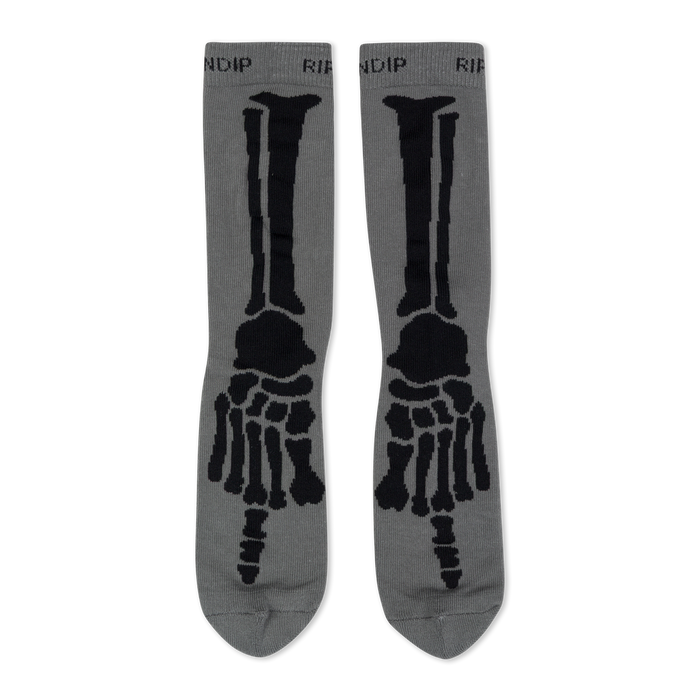 RIPNDIP Skelly Nerm Socks (Charcoal)