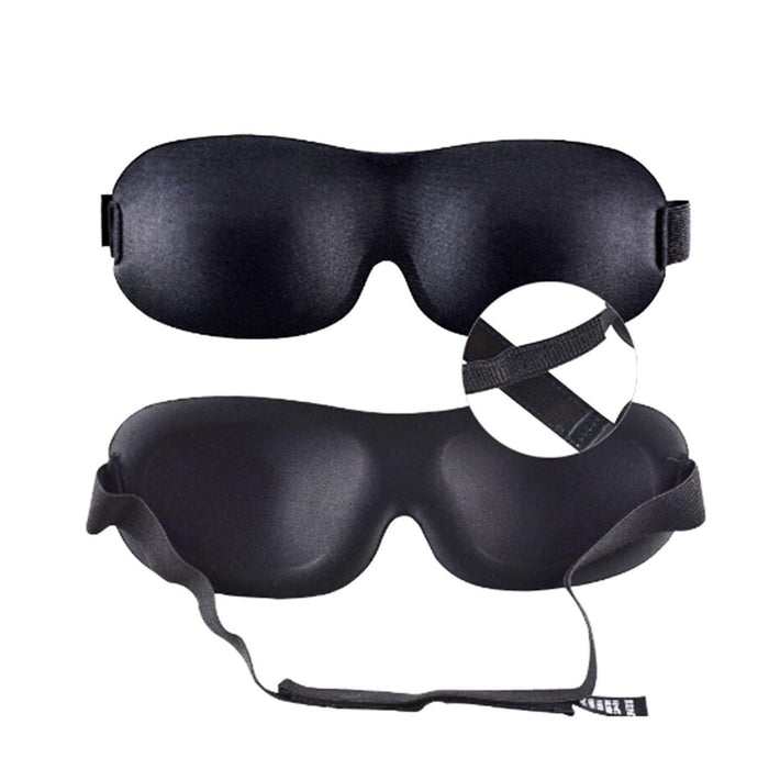 Sleeping Mask Design - All Black - The Beauty House Shop