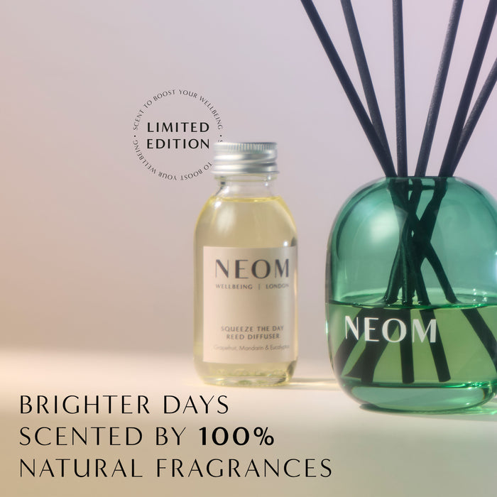 "BRIGHTER DAYS SCENTED BY 100% NATURAL FRAGRANCES"