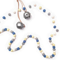 Friendsheep R - 75 beads/10ft (3/4" beads) Starry Night - Eco Garland