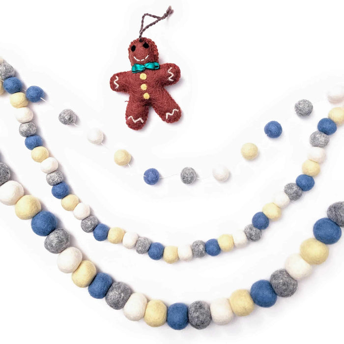 Friendsheep S - 24 beads/8ft (1" beads) Starry Night - Eco Garland