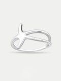 Sterling Silver Starfish Ring | Silver-Image 1