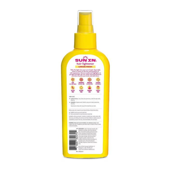 Sun-In Lemon Fresh Hair Lightener Spray 4.7 oz - 12 Pack