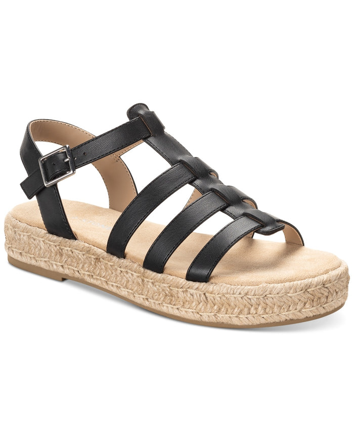 Sun + Stone Women's Rykerr Fisherman Espadrille Flatform Sandals
