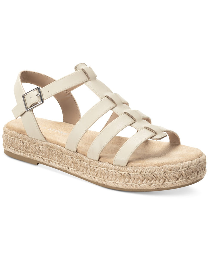 Sun + Stone Women's Rykerr Fisherman Espadrille Flatform Sandals