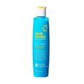 Blue shampoo bottle with milk_shake SUN&MORE branding on a white background