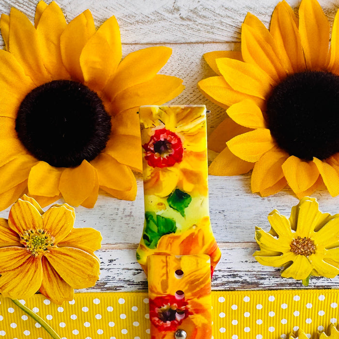 Sunshine Petals Print Silicone Band For Samsung Watch
