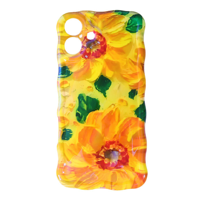 Sunshine Petals Wavy Luxe MagSafe Case for iPhone â Radiate positivity and warmth with the Sunshine Petals Wavy Luxe MagSafe Case from Fancy Bands.