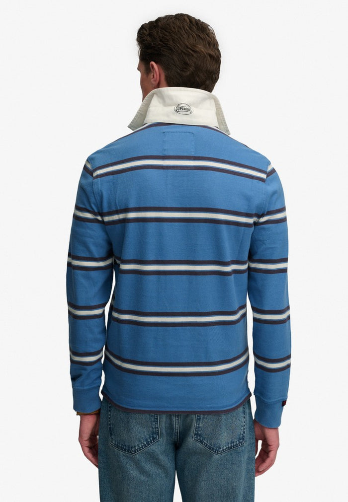 Superdry Vintage Athletic Stripe Rugby Top