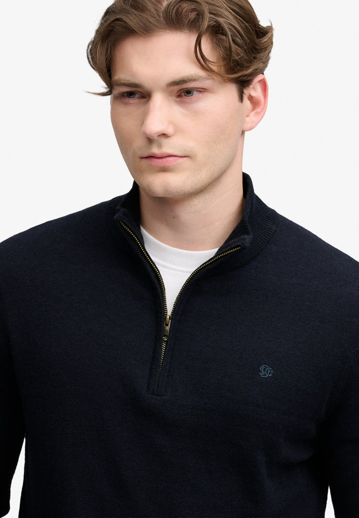 Superdry Wool Blend 1/4 Zip
