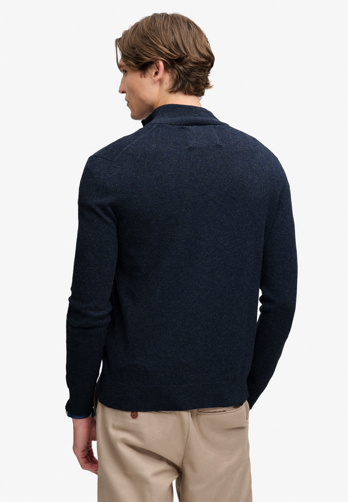 Superdry Wool Blend 1/4 Zip